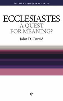 Paperback Wcs Ecclesiastes: A Quest for Meaning ? Book