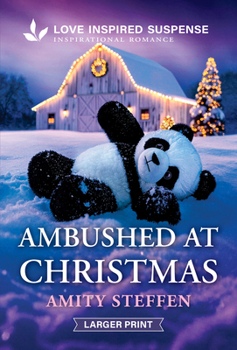 Mass Market Paperback Ambushed at Christmas [Large Print] Book