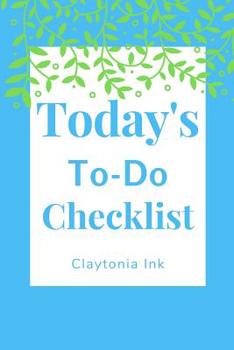 Paperback Today's To-Do Checklist Book
