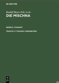 Hardcover Toharot (Reinheiten) [German] Book