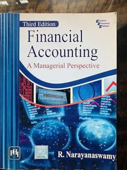 Paperback Financial Accounting: A Managerial Perspective Book