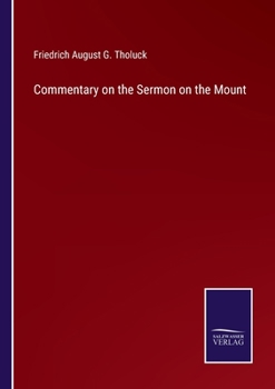 Paperback Commentary on the Sermon on the Mount Book