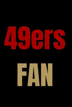 Paperback 49ers fan: blank lined journal Book