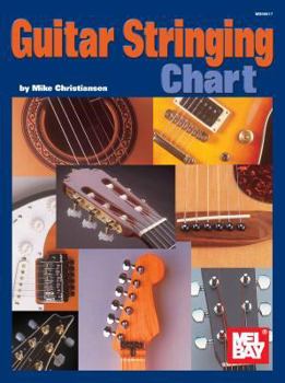 Paperback Guitar Stringing Chart Book