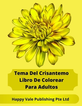 Paperback Tema Del Crisantemo Libro De Colorear Para Adultos [Spanish] Book