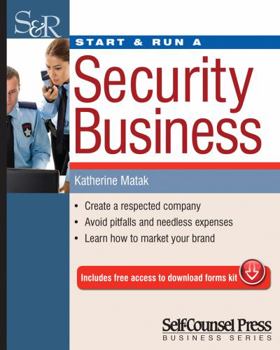 Paperback Start & Run a Security Business Book