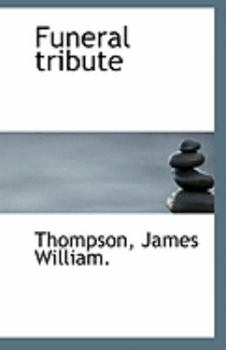 Paperback Funeral Tribute Book