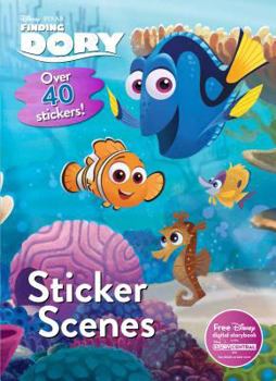 Paperback Disney Pixar Finding Dory Sticker Scenes Book