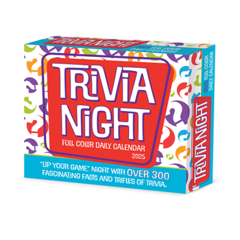 Calendar Trivia Night 2025 6.2 X 5.4 Box Calendar Book