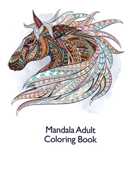 Paperback Mandala Adult Coloring Book: Coloring Book "50 cool animals" with a nice easy and relaxing design Book