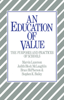 Paperback An Education of Value Book