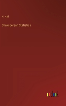 Hardcover Shaksperean Statistics Book