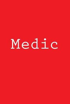 Paperback Medic: Notebook Book