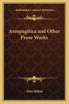 Paperback Areopagitica and Other Prose Works Book