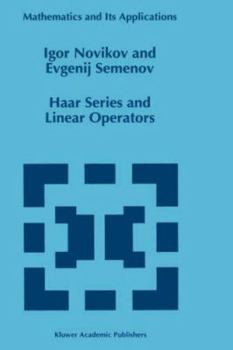 Hardcover Haar Series and Linear Operators Book