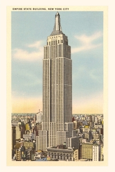 Paperback Vintage Journal Empire State Building, New York City Book