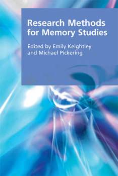 Hardcover Research Methods for Memory Studies Book