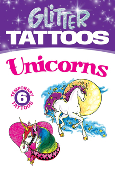 Paperback Glitter Tattoos Unicorns Book