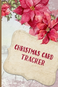 Paperback Christmas Card Tracker: Your Holiday Mailing Organizer Book