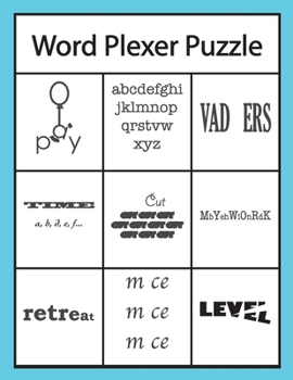 Paperback Word Plexer Puzzle: Rebus Puzzles Word or Phrase Fun and Challenge Game Book