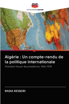 Paperback Algérie: Un compte-rendu de la politique internationale [French] Book