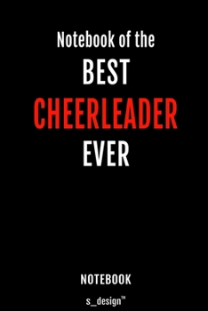 Notebook for Cheerleaders / Cheerleader: awesome handy Note Book [120 blank lined ruled pages]