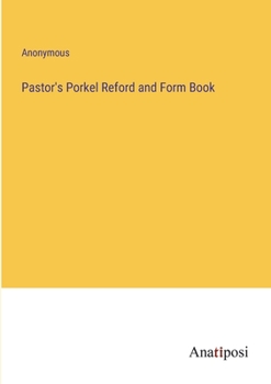 Paperback Pastor's Porkel Reford and Form Book