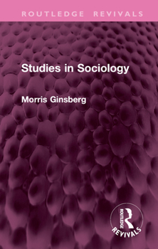 Hardcover Studies in Sociology Book