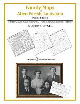 Paperback Family Maps of Allen Parish, Louisiana Book