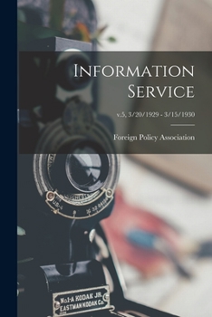 Paperback Information Service; v.5, 3/20/1929 - 3/15/1930 Book