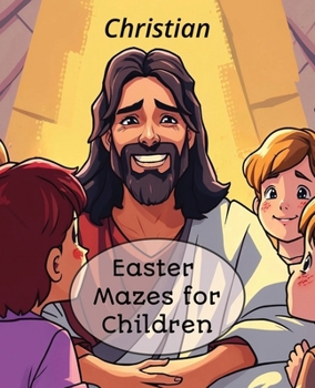Paperback Christian Easter Mazes for children Book