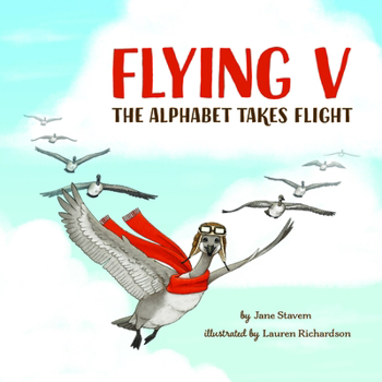 Hardcover Flying V: The Alphabet Takes Flight Book