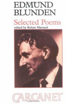 Paperback Edmund Blunden: Selected Poems Book