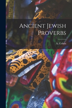 Paperback Ancient Jewish Proverbs Book