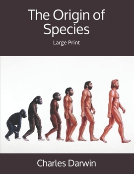 Paperback The Origin of Species: Large Print Book