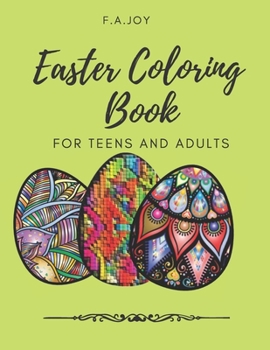 Paperback Easter Coloring Book: For Teens and Adults Book