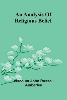 Paperback An analysis of religious belief Book