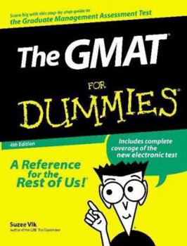 Paperback The GMAT for Dummies Book
