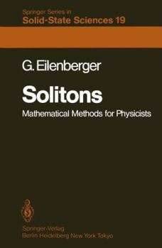 Paperback Solitons: Mathematical Methods for Physicists Book