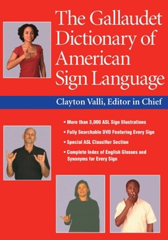 Hardcover The Gallaudet Dictionary of American Sign Language [With DVD] Book