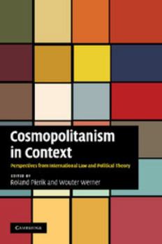 Paperback Cosmopolitanism in Context: Perspectives from International Law and Political Theory Book