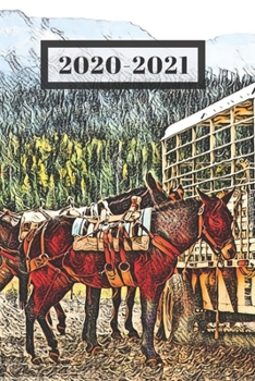 Paperback Horse Camp Back Packing in the Rocky Mountains Dated Calendar Planner 2 years To-Do Lists, Tasks, Notes Appointments: Cute Small Pocket/Purse Size at- Book