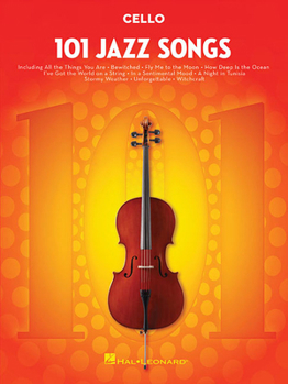 Paperback 101 Jazz Songs for Cello Book