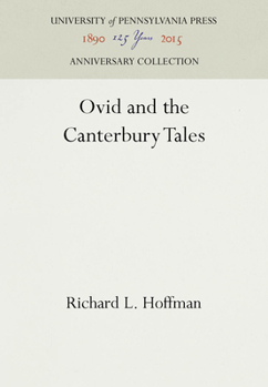 Hardcover Ovid and the Canterbury Tales Book