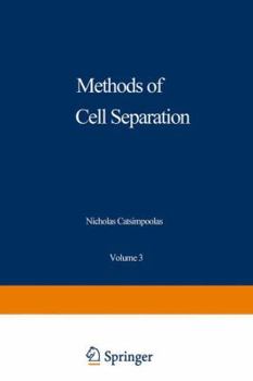 Paperback Methods of Cell Separation Book