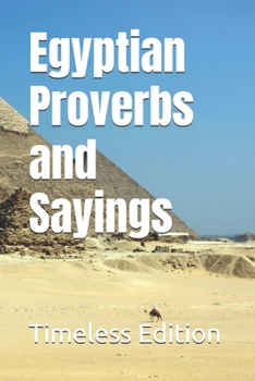 Paperback Egyptian Proverbs and Sayings Book