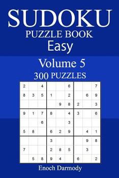 Paperback 300 Easy Sudoku Puzzle Book