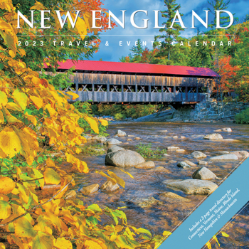 Calendar New England 2023 Wall Calendar Book