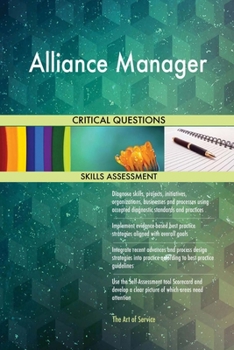 Paperback Alliance Manager Critical Questions Skills Assessment Book