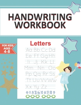 Paperback Handwriting Workbook: Handwriting Practice Paper With dotted lines writing pages large size Book